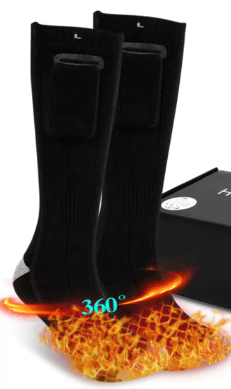 Three Modes Elastic Comfortable Water Resistant Electric Warm Sock Set